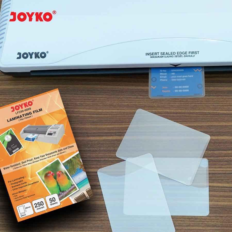 

Baru Plastik Laminating Joyko Lf250-6898 / Ktp