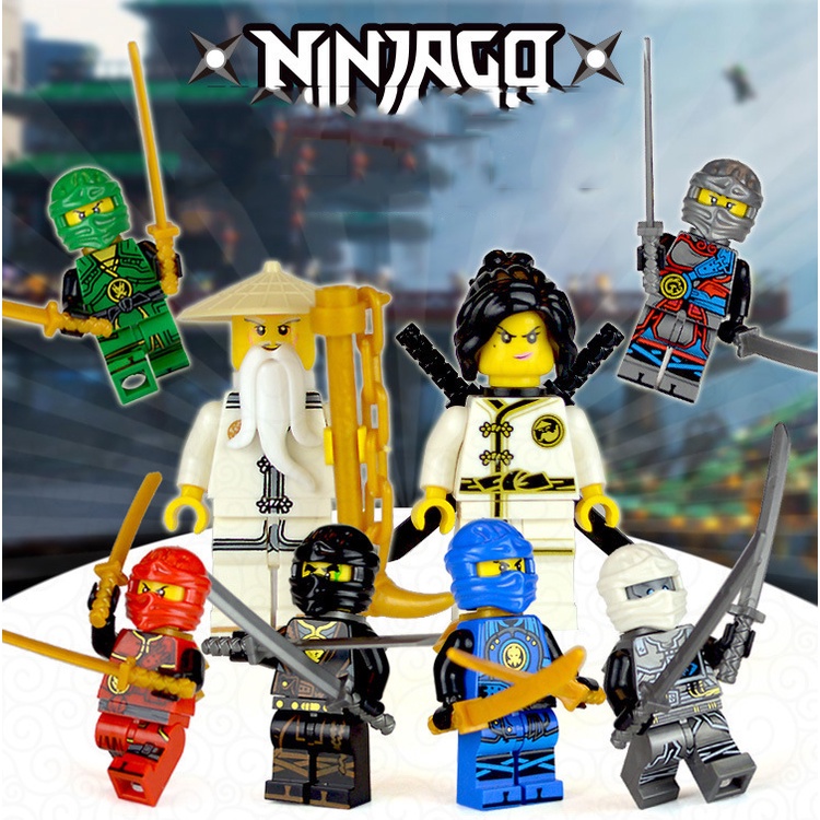 Mainan Balok Susun Minifigure Model Ninja Untuk Anak