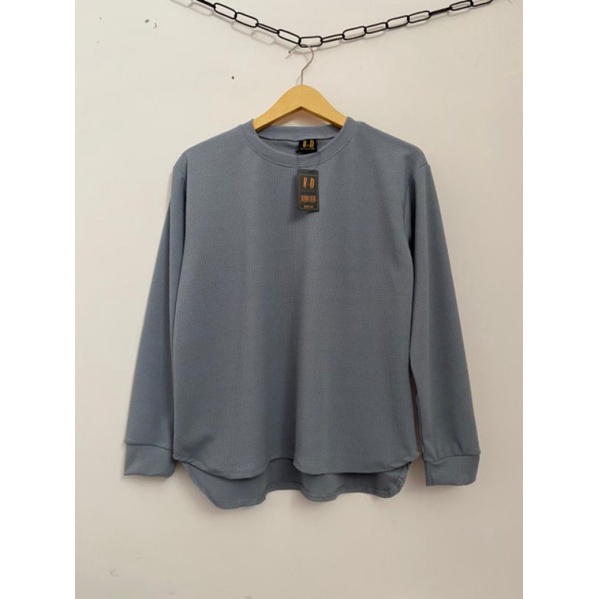 Waffle knil blouse