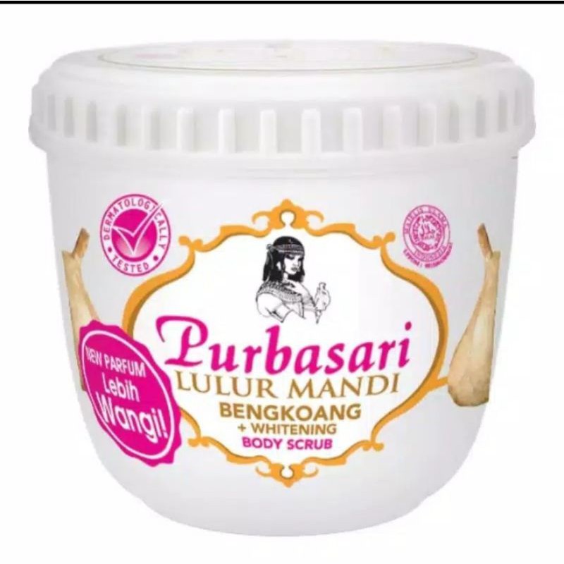 PURBASAR LULUR MANDI BENGKOANG BRIGHTENING BODY SCRUB,235g