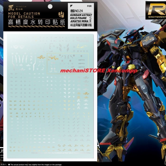 Water Decal RG Astray Amatsu Mina RG024 by ARTISAN CLUB