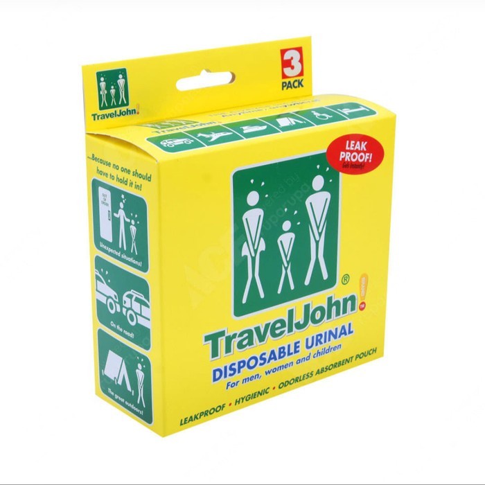 Traveljohn Disposable Urinal 800ml 3 pcs