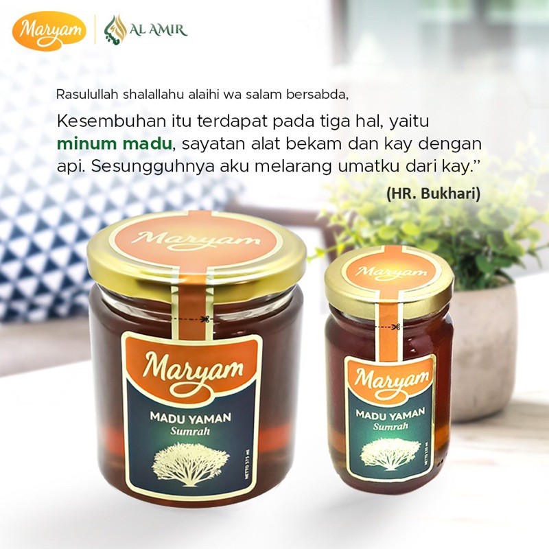 MADU YAMAN SUMROH 375mL MARYAM MADU SUMROH ASLI YAMAN 100% Madu Yaman asli Sumrah Yaman madu sumroh