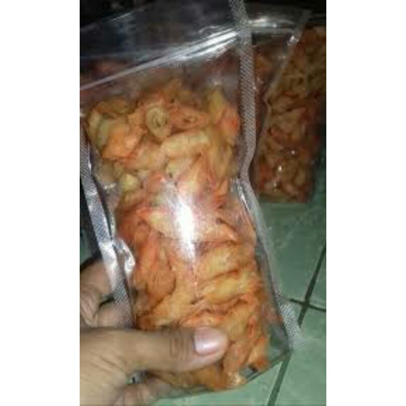 

kripik kulit lupia gurih enak