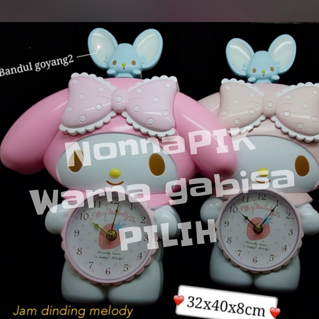 Jam Dinding Totoro / Keroppi / My Melody