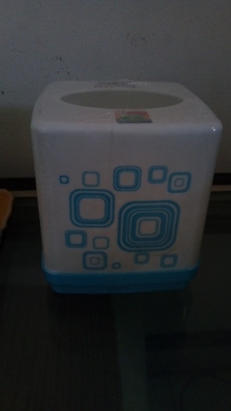 Batamgrosir.id | Kotak Tisu - Tempat Tisu - Holder Tissue Persegi Green Leaf 1252