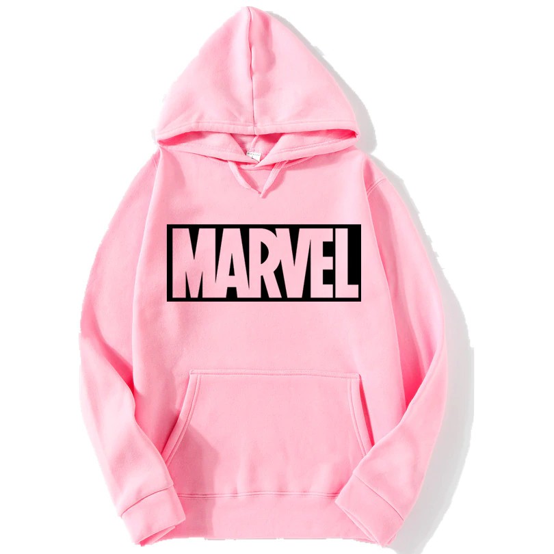 pink marvel hoodie