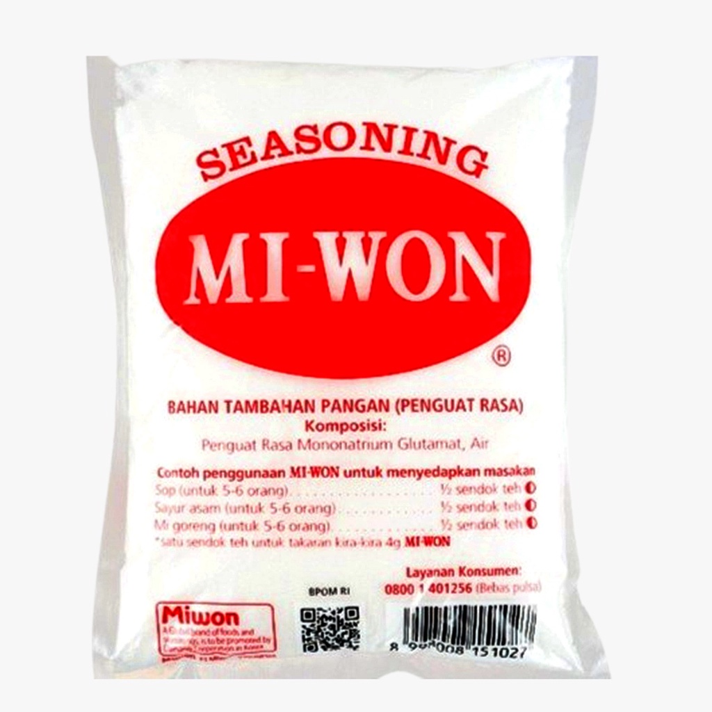 Miwon Seasoning Penyedap Rasa 1 Kg Micin Vetsin MSG (Penguat Rasa)