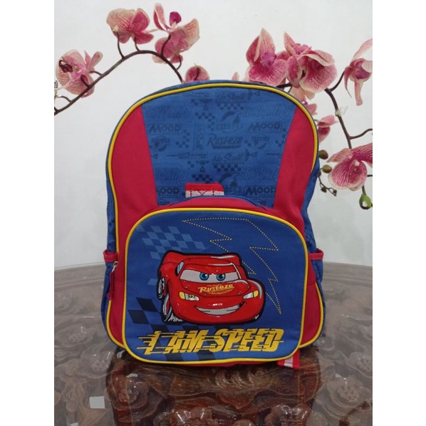 ransel anak Lightning mcqueen disney pixar original preloved pribadi