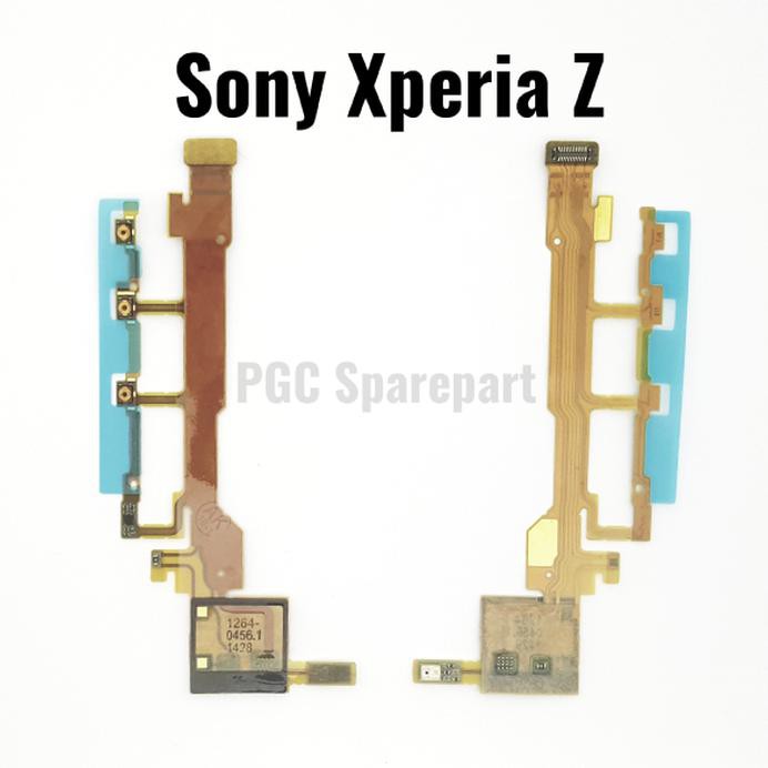 Ori Flexible Konektor Volume On Off Mic Sony Xperia Z L36H C6602 C6603 F2B4