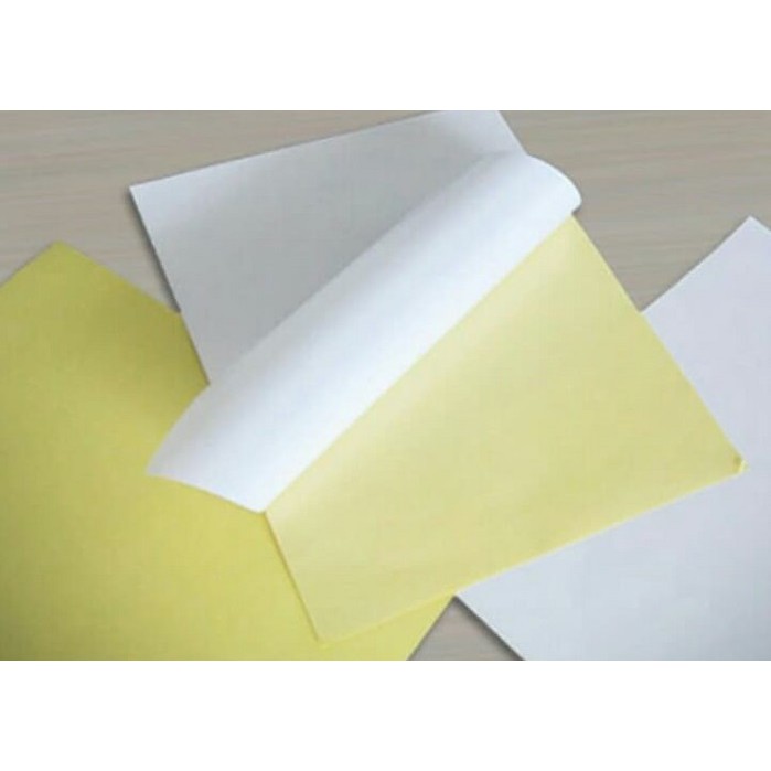 

Kertas Sticker HVS Doff A4 (21 x 29.7cm) bisa ditulis bolpoin