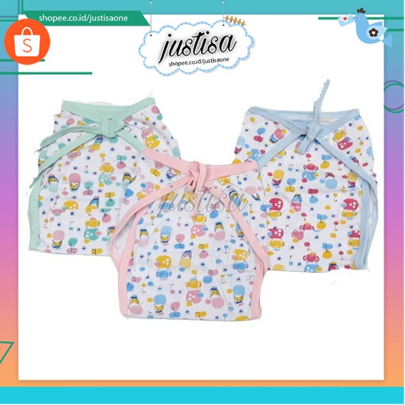 Promo !! POPOK BAYI KAIN VINATA FULL PRINT- POPOK BAYI TALI