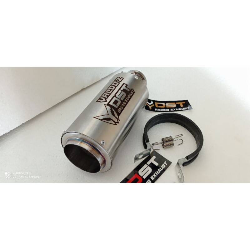 Knalpot motor original DST RACING titan knalpot racing silincer only intel 50mm-2