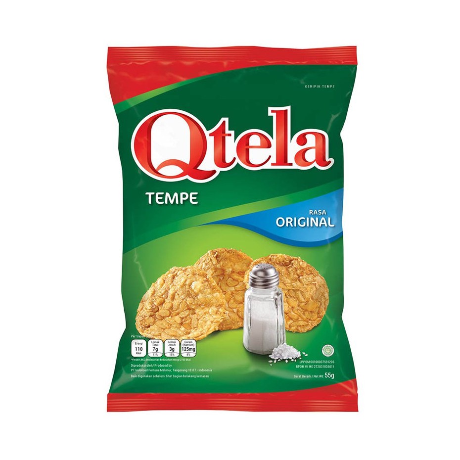 

Qtela Keripik Tempe Original 60 gr