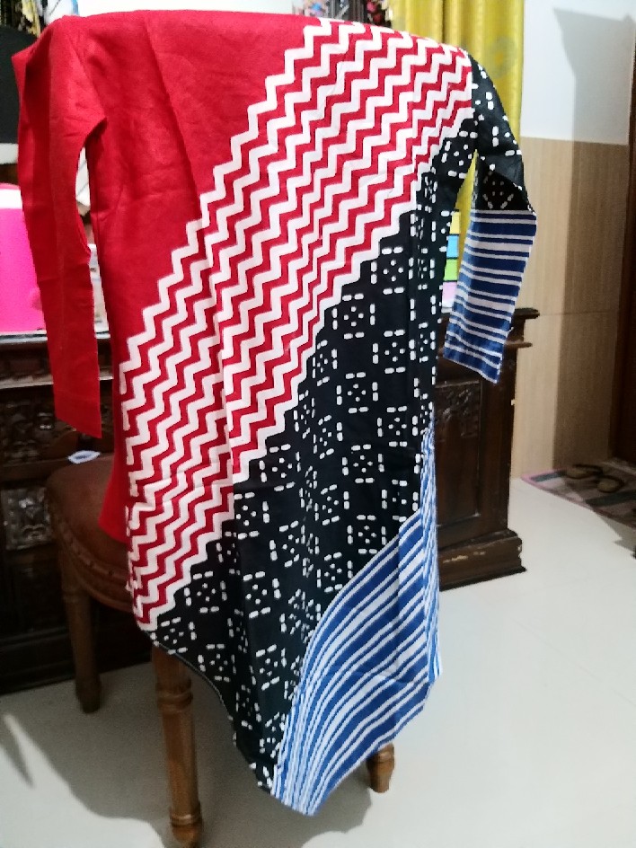 Terlaris Serut Genes Jelita Tunic Navbor Yelbor Whitbor Creambor Tunik Batik Modern Hrb030 Dolbi Dob