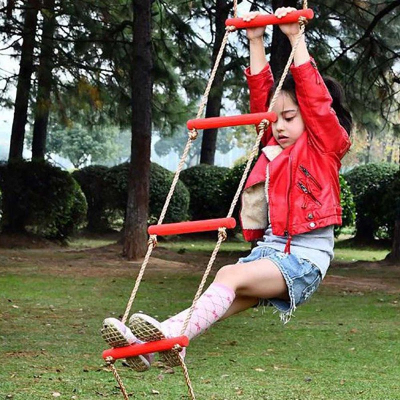 Climbing Ladder Mainan Olahraga Panjat Tangga Tali Outdoor Playground