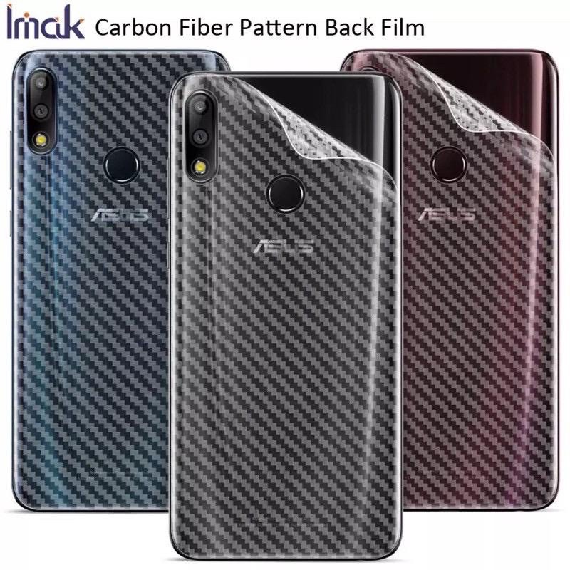 Skin Carbon ASUS ZENFONE MAX M1 M2 MAX PRO M1 M2 antigores belakang Garskin Sticker