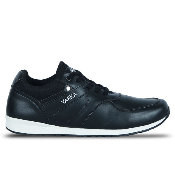 Sepatu Sneaker Pria Terbaru V 616 Brand Varka Sepatu Kets Olahraga Joging Running Warna Hitam.