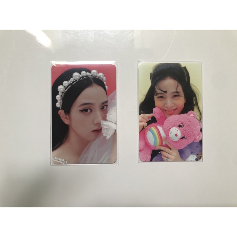 PHOTOCARD PC JISOO BLACKPINK BENEFIT KTOWN PHOTOBOOK SEASON GREETINGS 2021 OFFICIAL