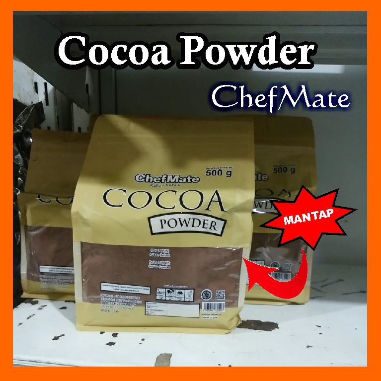 

Cocoa Powder Chefmate 500 gram Dark Chocolate Rasa Coklatnya Mantap