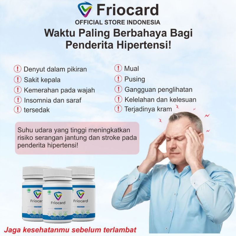 

Terbaru Friocard original suplemen herbal membantu normalkan tekanan darah