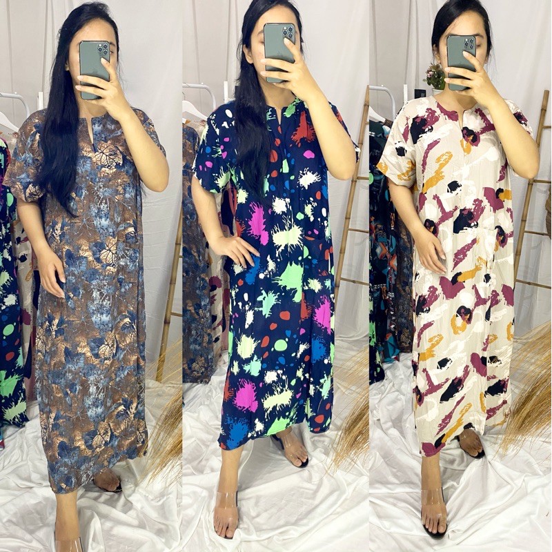 KUALITAS PREMIUM Davina Busui dress home dress daster rayon