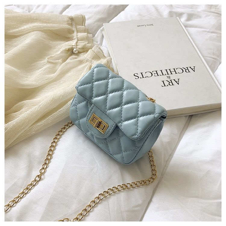 FT30 Premium Kualitas ringan chain tas mini chan*el anak kecil selempang wanita