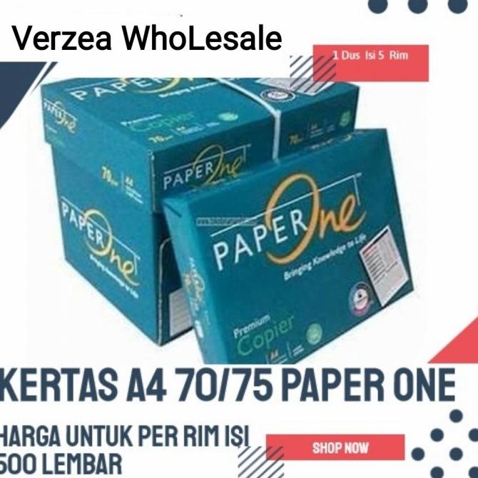 

((((()paling dicari] Kertas HVS A4 70 gram PAPER ONE isi 500 lembar paper