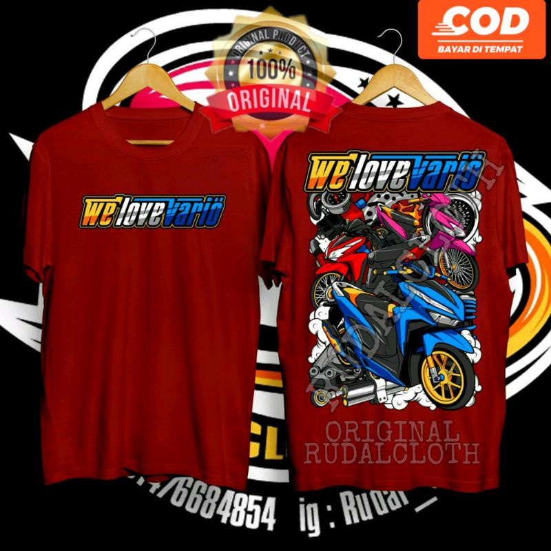 Kaos Vario/ honda vario/ kaos motor vario / kaos vario keren / cod / original