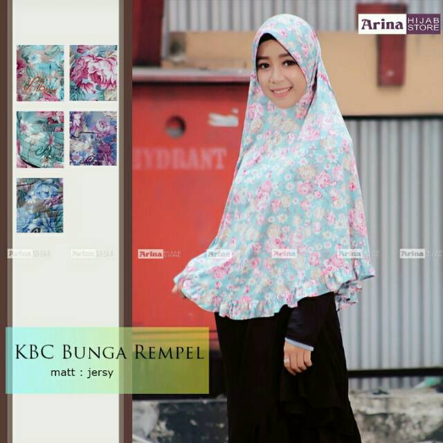 BERGO SIMPLE MURAH, JILBAB SERUT MOTIF JUMBO BY ARINA