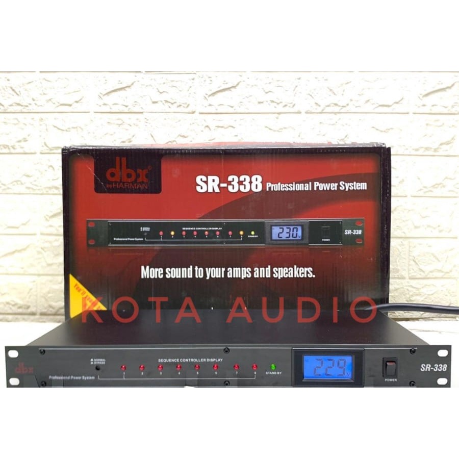 Power Sequencer Controller DBX SR-338 Power Distributor DBX SR338