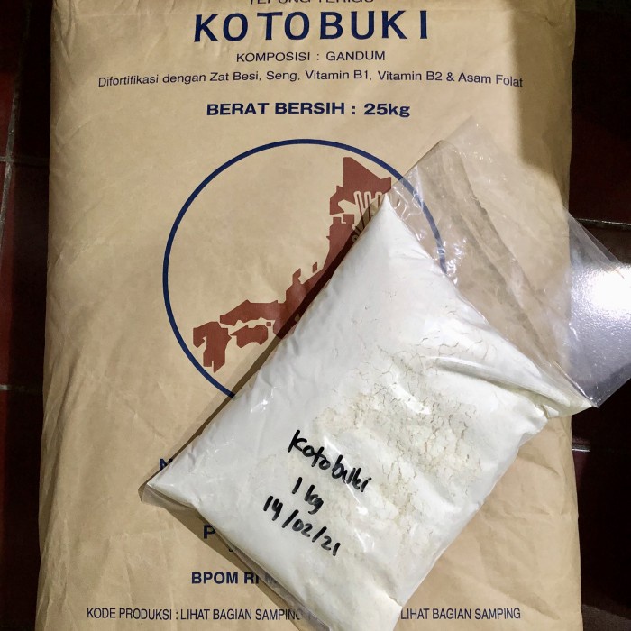 

PROMO [COD] Kotobuki 1 KG / Tepung Kotobuki / Rendah Protein / Tepung Gandum