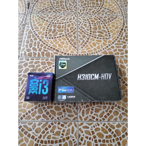 ASRock h310m hdv + Intel i3 9100f