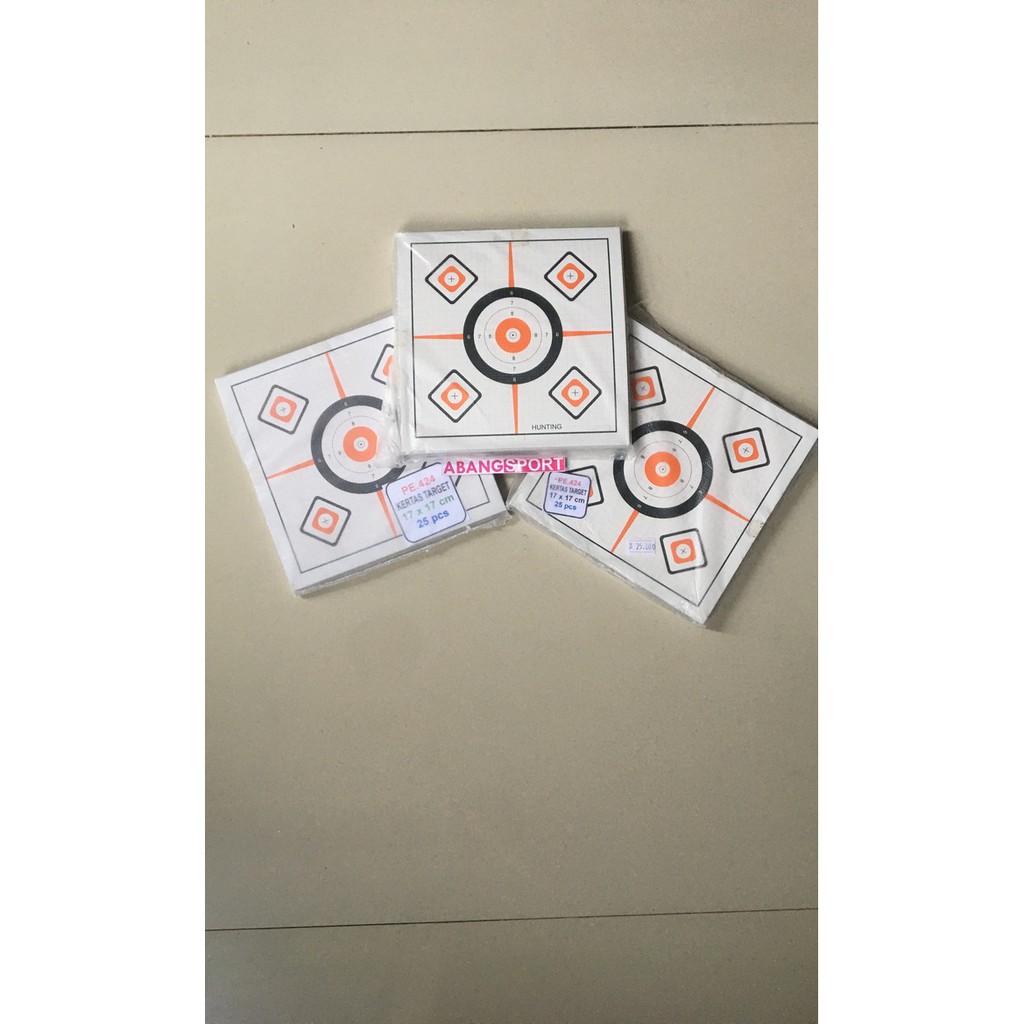 

Kertas Target Hunting 17x17 cm isi 25 pcs