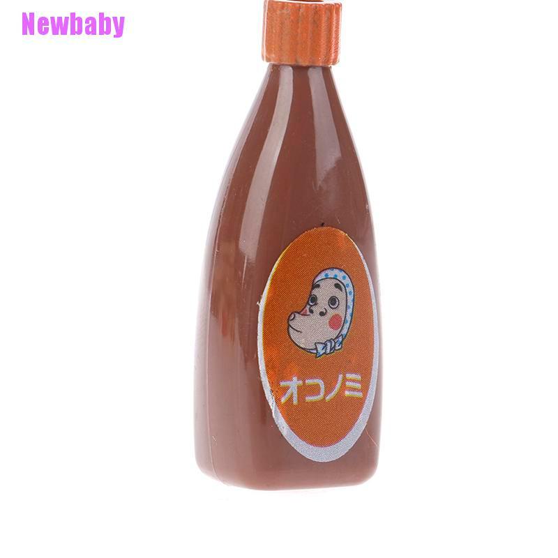 (Newbaby) Mainan Miniatur Kecap / Selai / Saus / Cokelat Skala 1: 12 Untuk Dekorasi Rumah Boneka