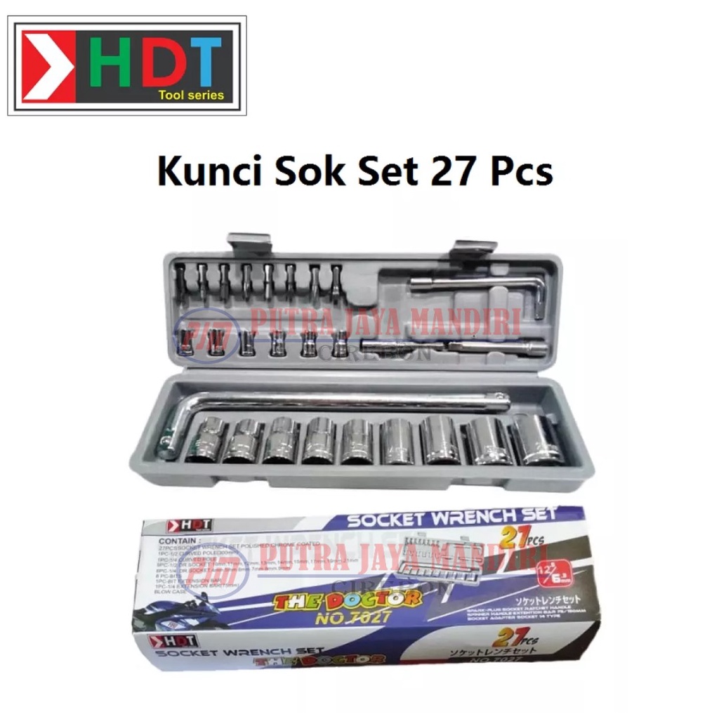 Kenmaster Kunci Sok Set 27 Pc Kunci Sock Set 27 Pc Kunci Socket Wrench 27 Pc