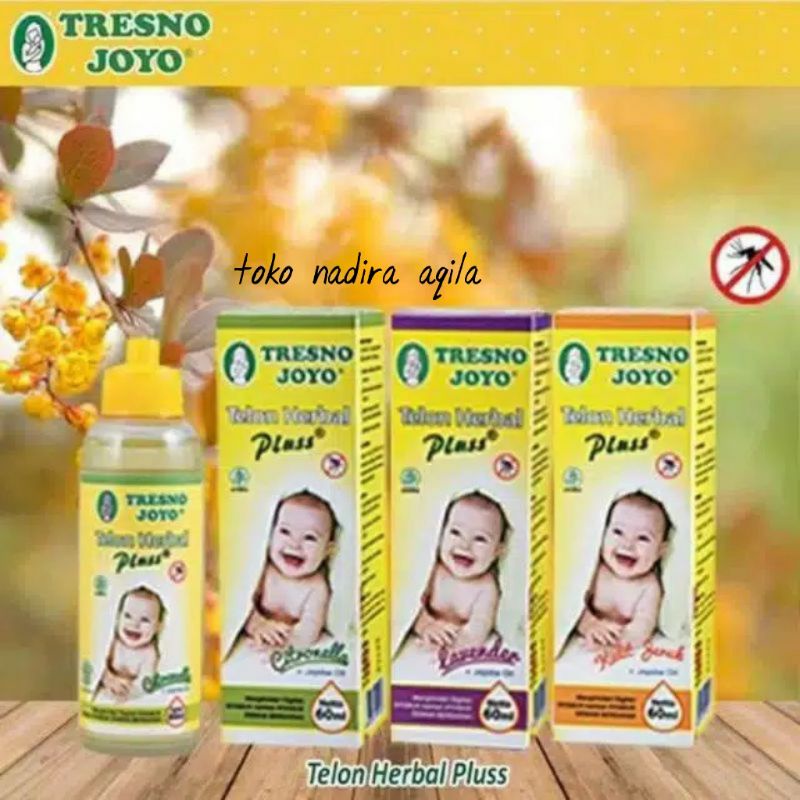 Tresnojoyo minyak Telon plus anti nyamuk /minyak telon  lavender,citronela,orange peel 60ml#original