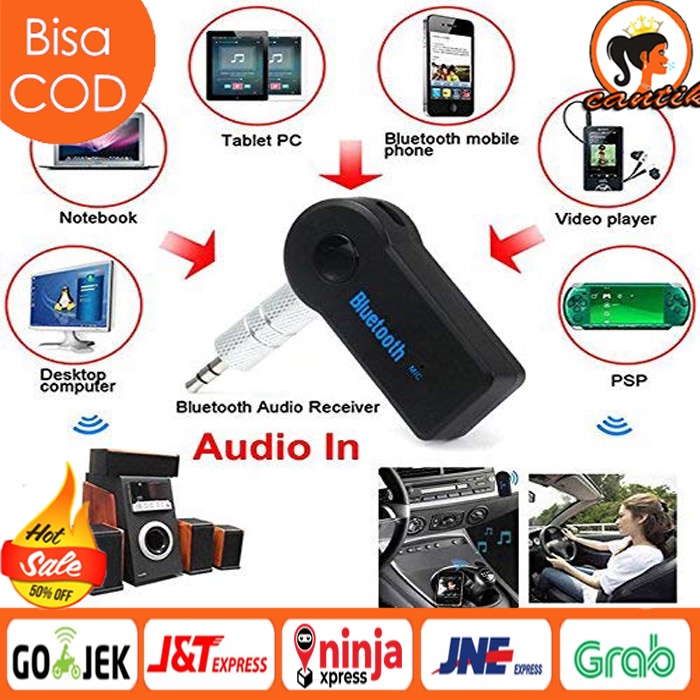 Bluetooth Car Audio Receiver BT-350 Wireless Music Smartphone