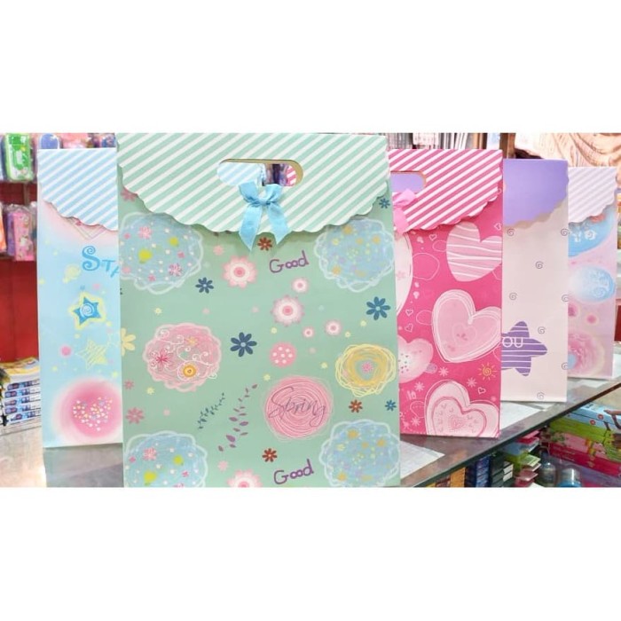 

✨ BISA COD ✨ Paper Bag/ Goodie Bag Lucu Pita Jumbo ( 3 PCS)