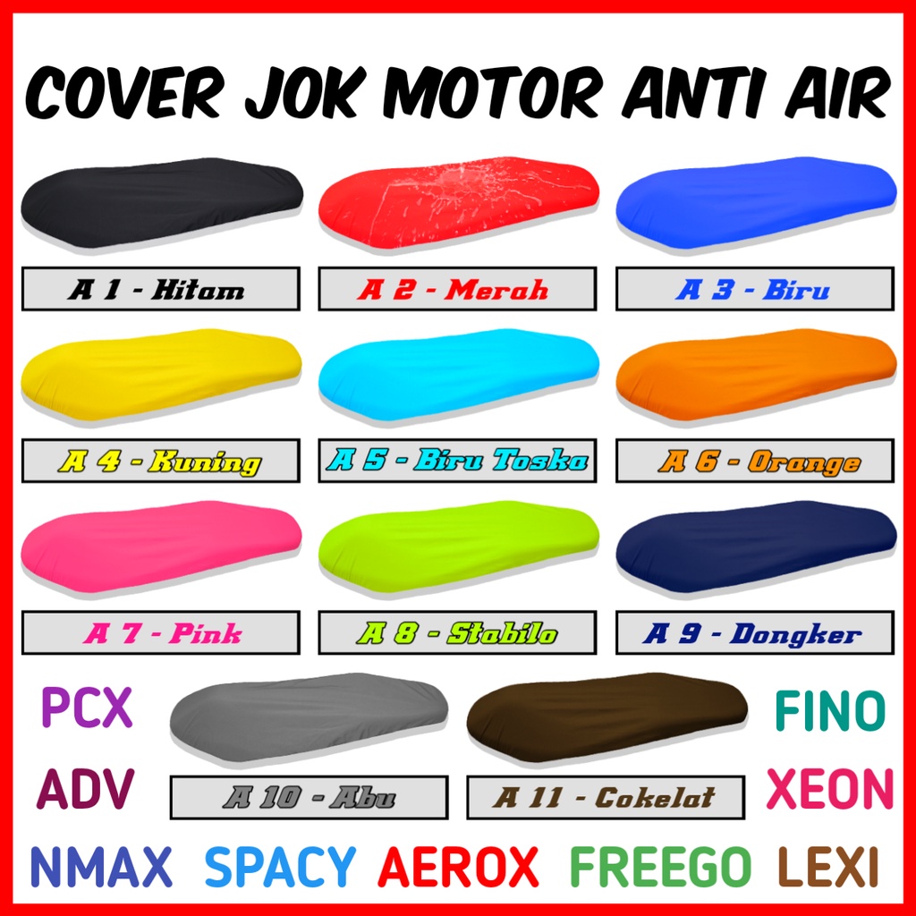 Cover Jok Sarung Jok NMAX PCX ADV AEROX LEXI Universal / Terlaris / Standar