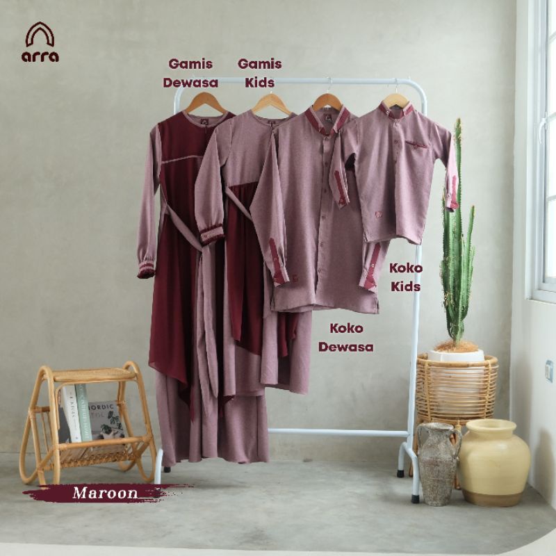 Gamis Sarimbit Keluarga Ayah Ibu Anak Series Madina Warna Maroon Original Premium Arra Sarimbit Couple 2023 Terbaru Busana Muslim Kapel Kondangan Baju Couple Keluarga Muslim Sarimbit Lebaran Baju Kondangan Wanita Kekinian Jumbo