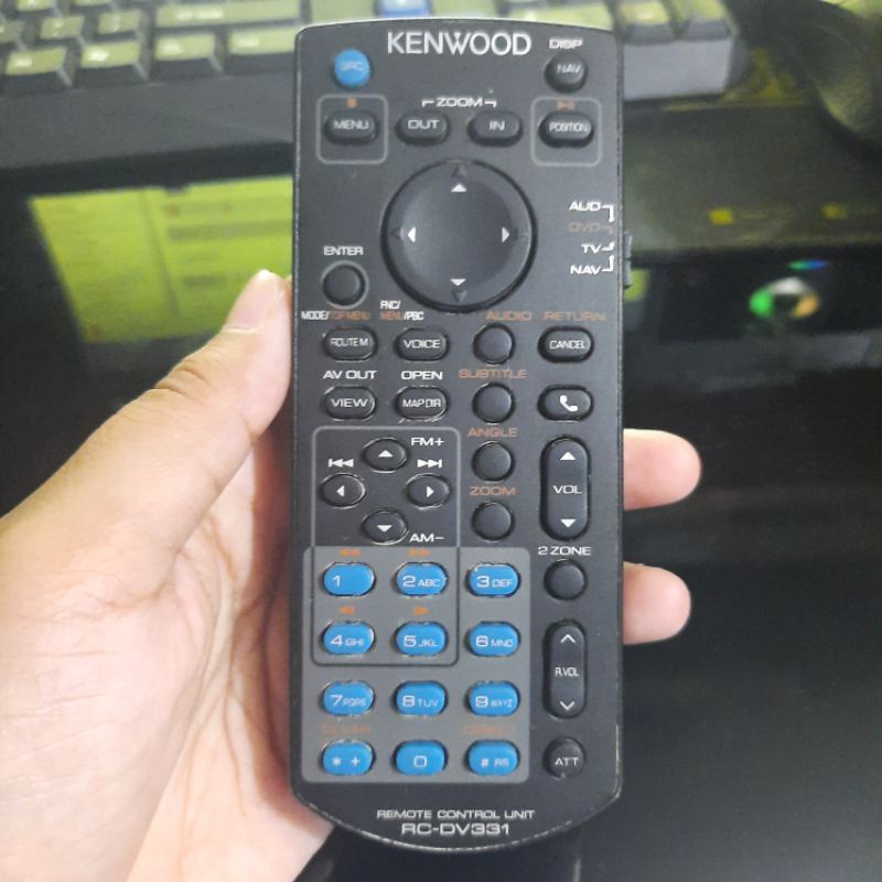 REMOTE REMOT DVD TAPE KENWOOD RC-DV331 ORIGINAL ASLI