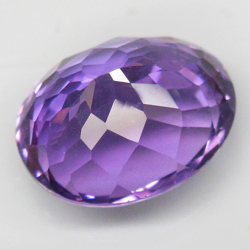 VVS Oval 5.72ct 13x10.5x7mm Natural Unheated Purple Amethyst Zambia AT198