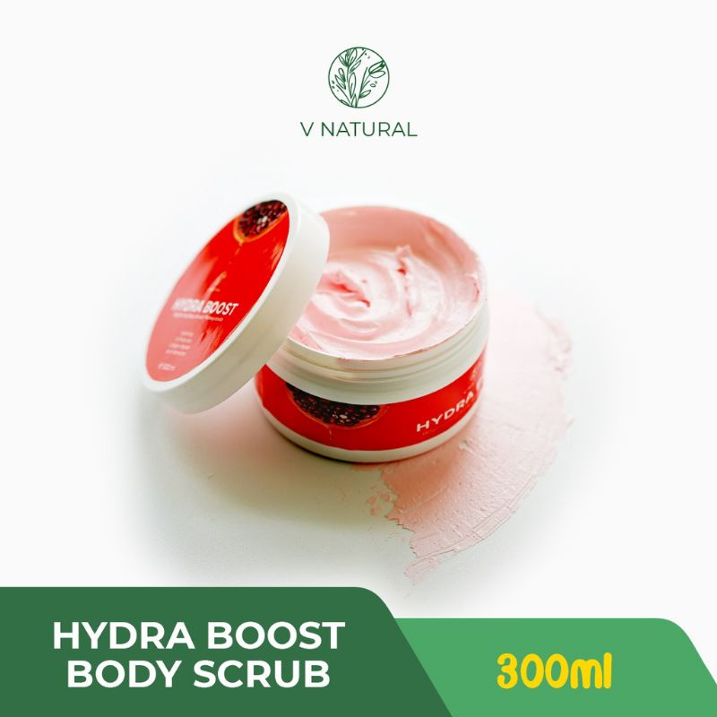 V NATURAL Body Scrub Hydra Boost Pomegranate 300ml