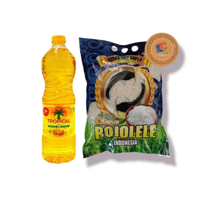 

PAKET MINYAK (BERAS ROJOLELE, MINYAK 1ltr)