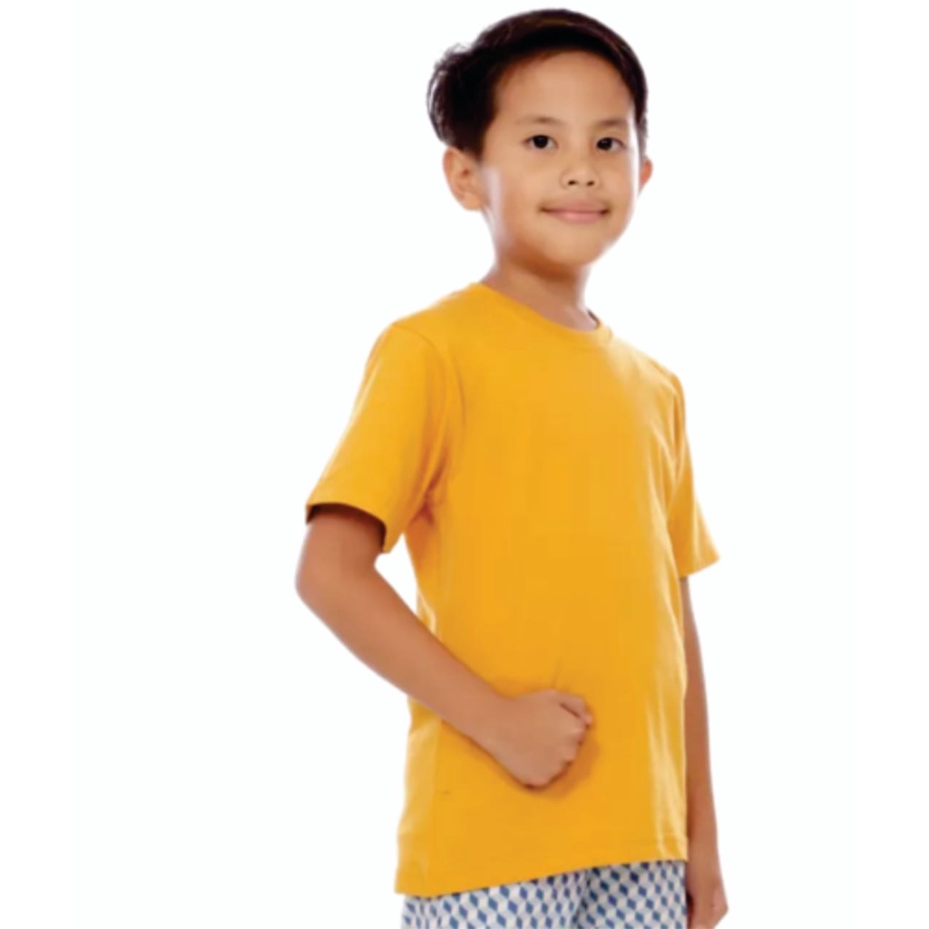 BAJU POLOS ANAK LAKI DAN WANITA  KATUN COMBED 30S ADEM DAN LEMBUT USIA 3-10 TAHUN / KAOS POLOS ANAK COWO DAN CEWE