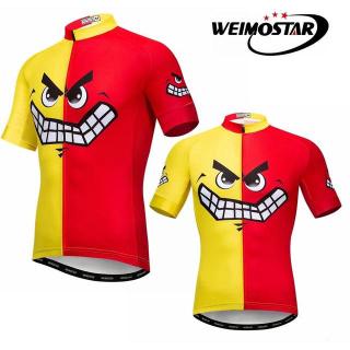 Weimostar Baju Jersey  Sepeda  Motif Kartun Lucu  untuk 