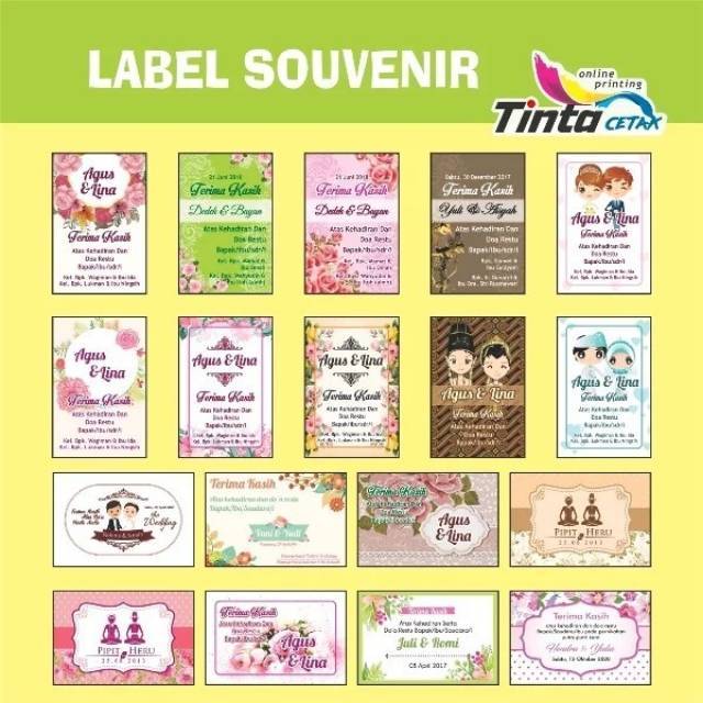 

Label Hand Tag Souvenir / Label Produk