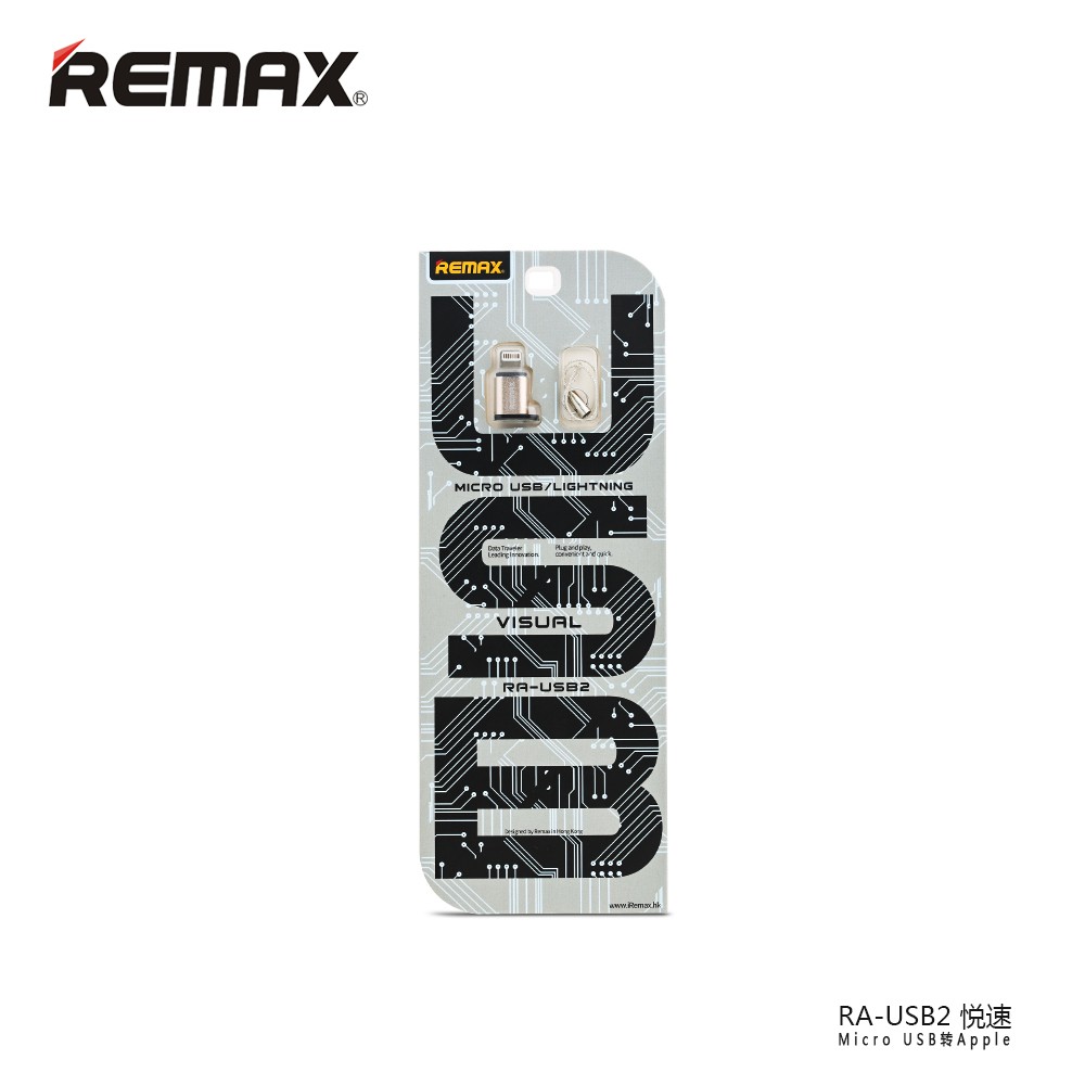 Remax OTG Micro USB to Apple Lightning Adaptor / Connector RA-USB2 ORI