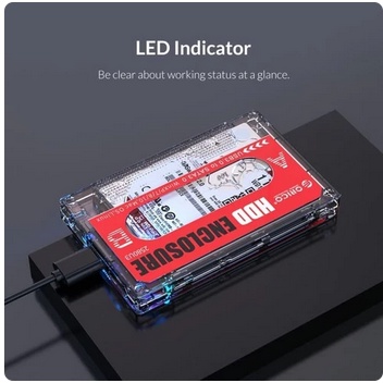 ORICO HDD SSD Enclosure 2.5 Inch USB 3.0 - 2580U3